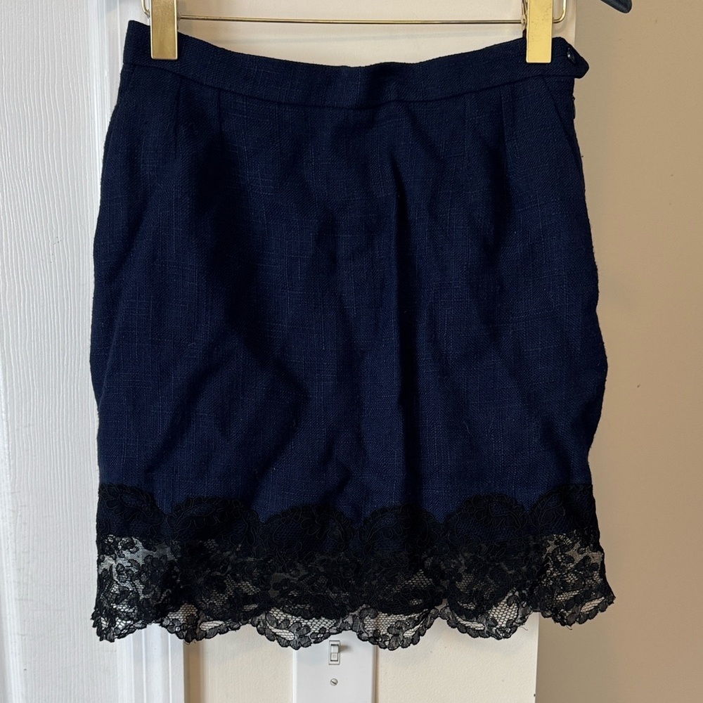 Vintage Yves Saint Laurent lace skirt